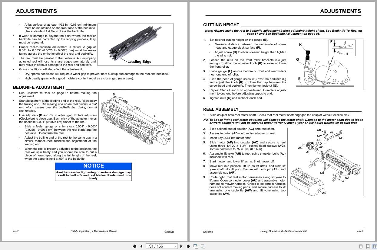 Jacobsen Mower Eclipse 360 Safety Operation Maintenance Manual 10014567 B 2021 (2)