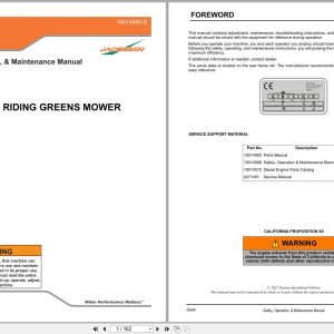 Jacobsen Mower Eclipse 360 Safety Operation Maintenance Manual 10014568 B 2021 (1)