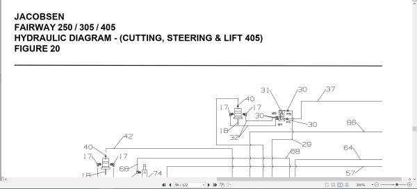 Jacobsen Mower Fairway 250 305 405 Parts Maintenance Manual 24340GR0 2000 Jacobsen Mower Fairway 250 305 405 Parts Maintenance Manual 24340Gr0 2000 (3)