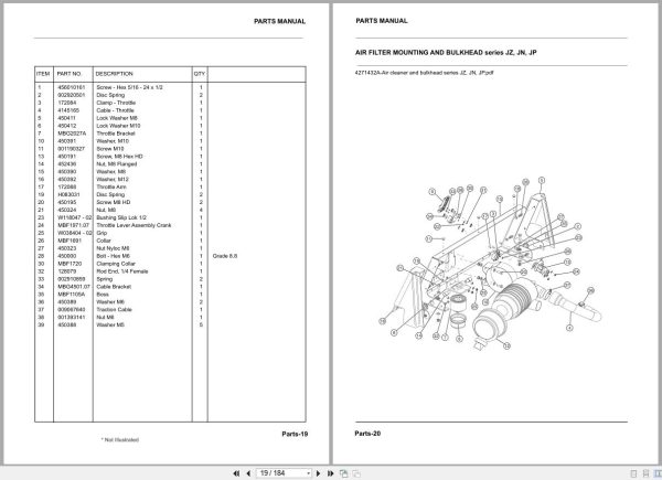 Jacobsen Mower Fairway 250 305 405 Parts Manual 25034G A 2020 (2)