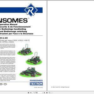 Jacobsen Mower Fairway 250 305 405 Safety Operation Manual 24212GR0 2000 ML (1)