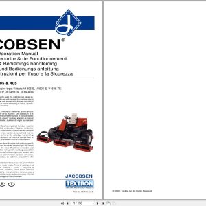 Jacobsen Mower Fairway 250 305 405 Safety Operation Manual 24341GR0 2000 ML (1)