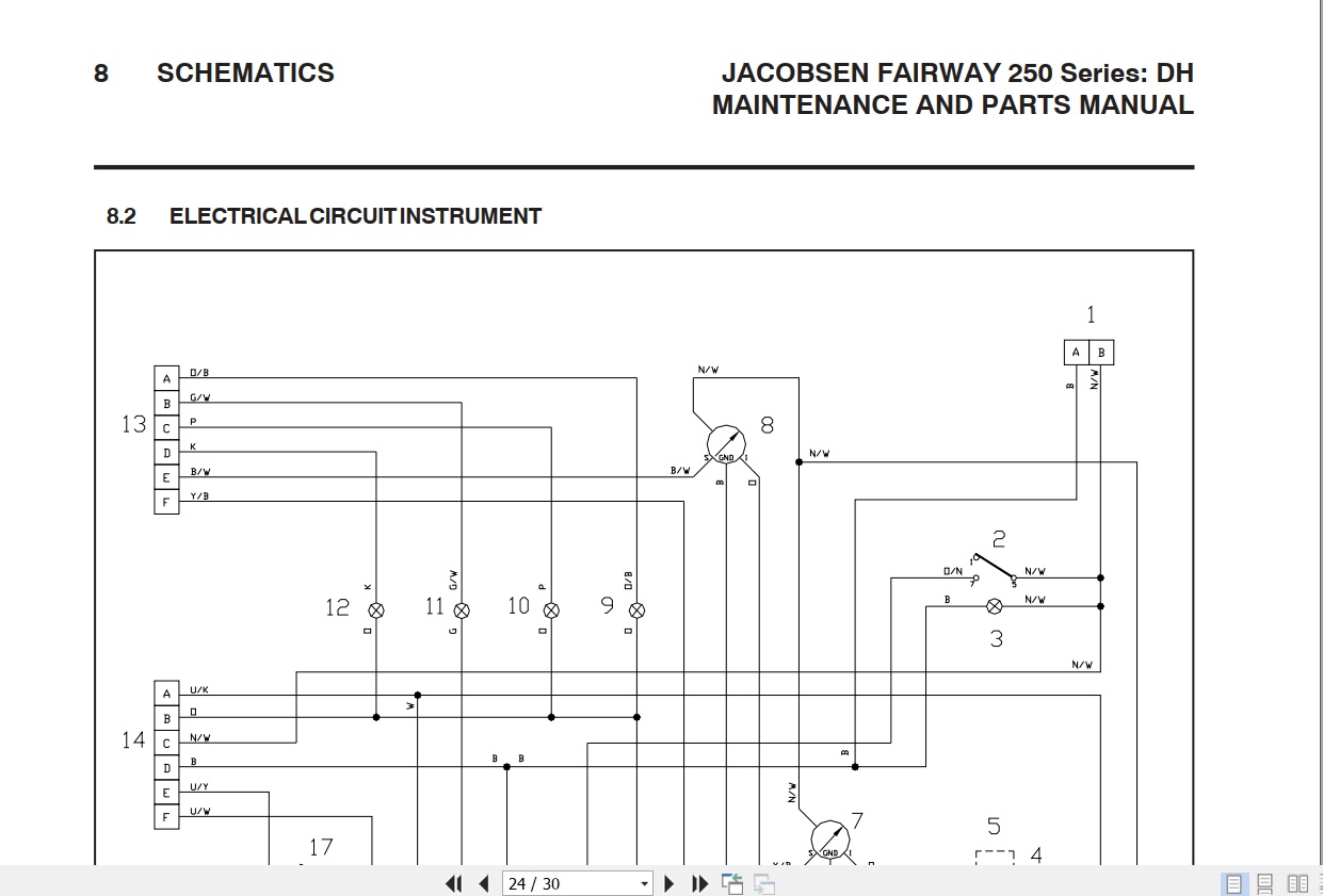 Jacobsen Mower Fairway 250 Maintenance Manual 24541G GB R4 2009 (4)