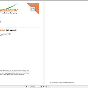 Jacobsen Mower Fairway 250 Parts Manual 24866G R0 2010 (1)