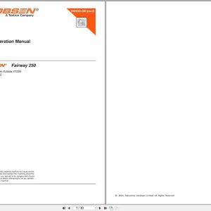 Jacobsen Mower Fairway 250 Safety Operation Manual 24543G GB R0 2003 (1)
