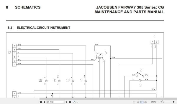 Jacobsen Mower Fairway 305 Maintenance Manual 24494G Gb R6 2009 (4)