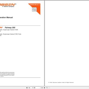 Jacobsen Mower Fairway 305 Safety Operation Manual 24493G GB R1 2003 (1)