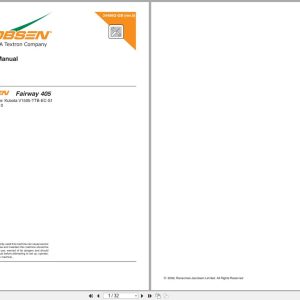 Jacobsen Mower Fairway 405 Maintenance Manual 24496G GB R5 2009 (1)