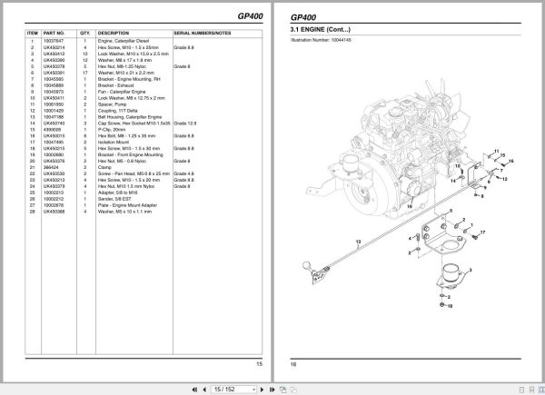 Jacobsen Mower GP400 Diesel Parts Manual 10019219-C-GB 2025 Jacobsen Mower Gp400 Diesel Parts Manual 10019219 C Gb 2025 (2)