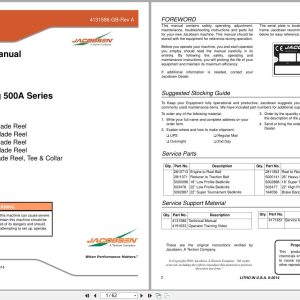 Jacobsen Mower Greens King 500 Series Technical Manual 4131586 GB RC 2014 (1)