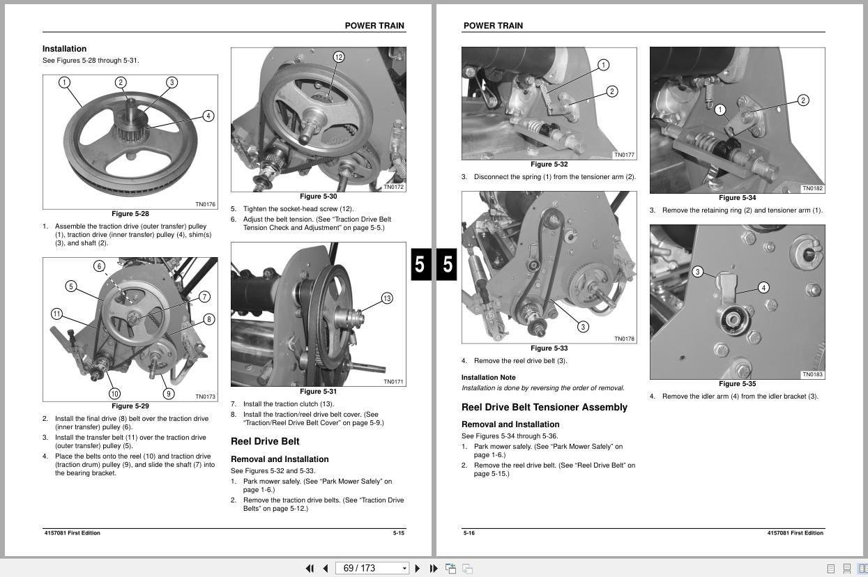 Jacobsen Mower Greens King 500 Series Technical Repair Manual 4157081 2008 (2)