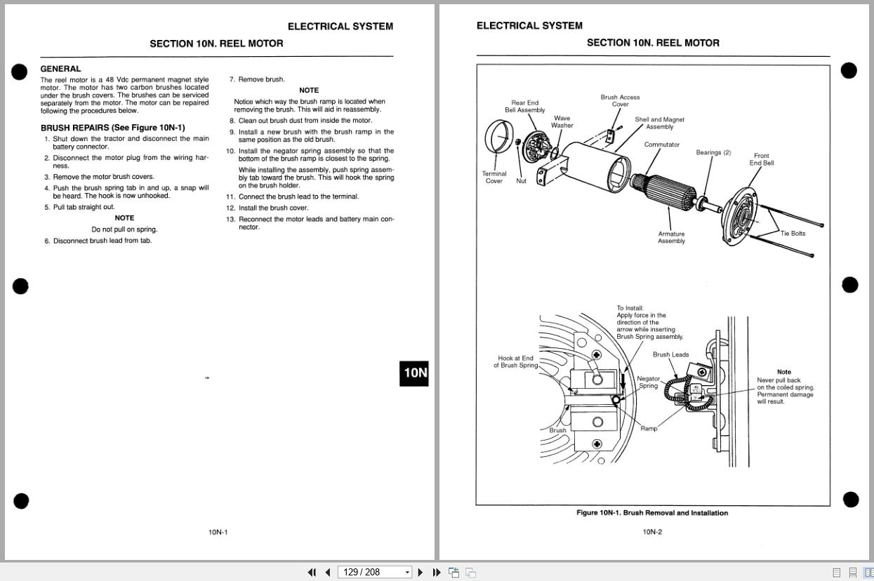 Jacobsen Mower Greens King Electric Service Repair Manual 4171653 1997 (2)