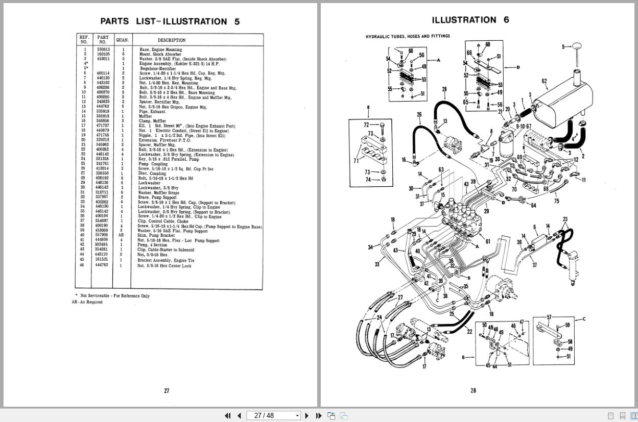 Jacobsen Mower Greens King II Operators Parts Manual 360669 (3)