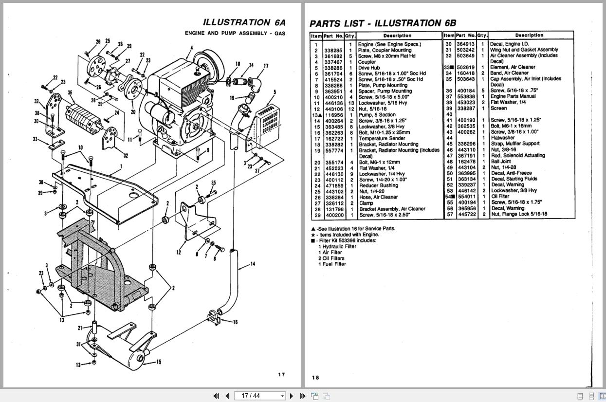 Jacobsen Mower Greens King IV Gas Diesel Parts Catalogue 3000598 1993 (2)