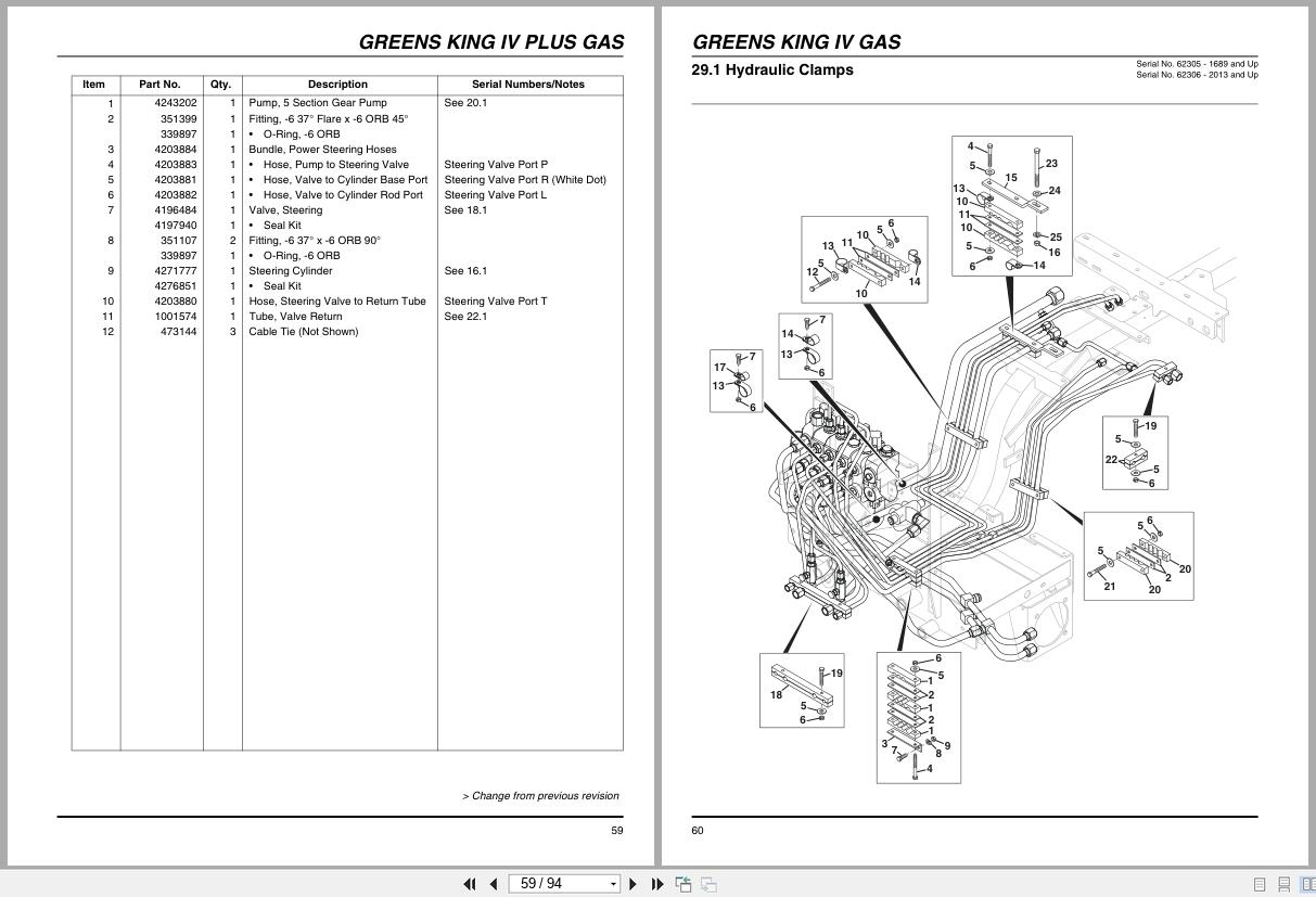 Jacobsen Mower Greens King IV Parts Maintenance Manual 4279831 B 2021 (2)