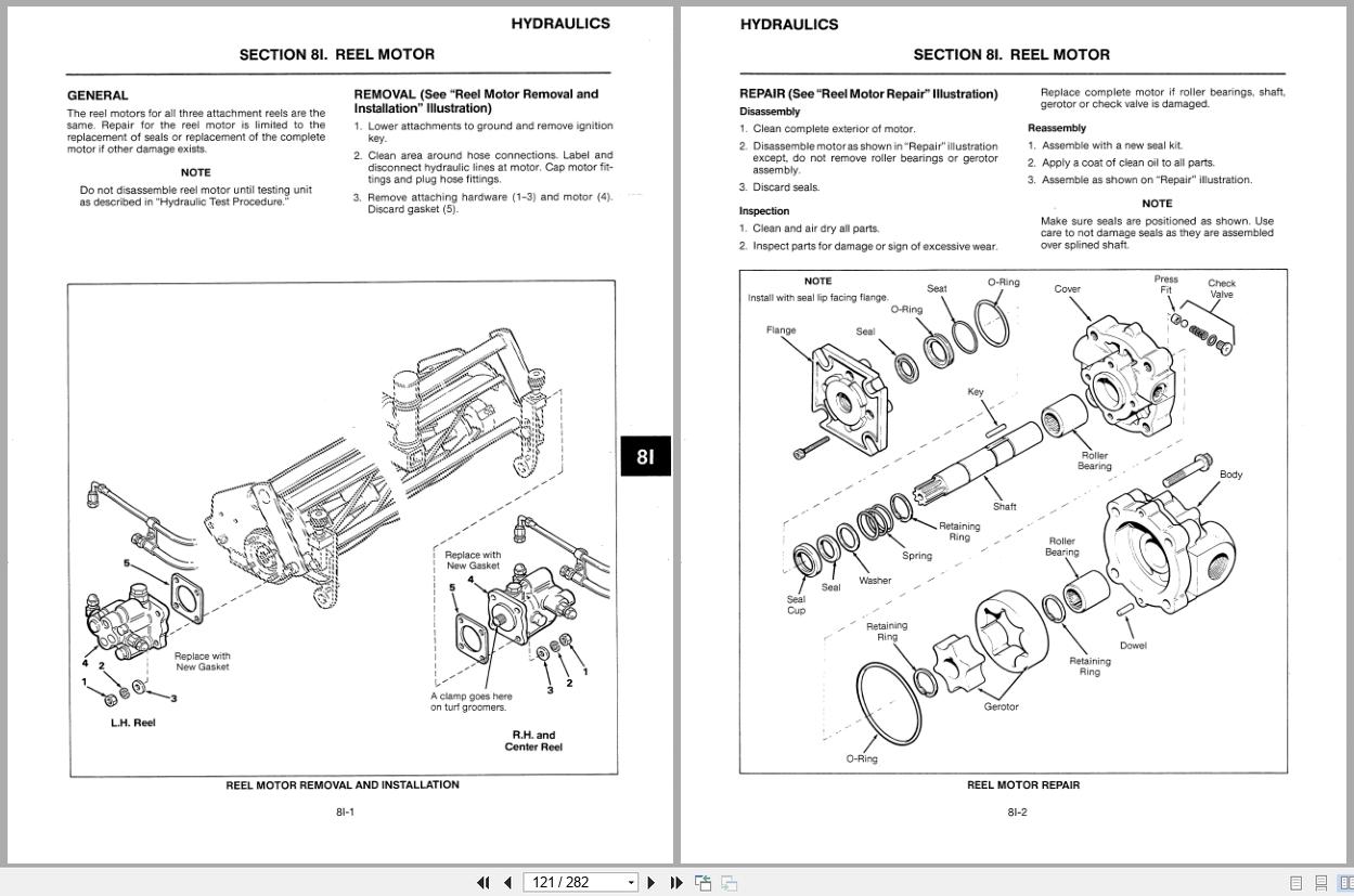 Jacobsen Mower Greens King IV Service Repair Manual 4171649 1995 (2)
