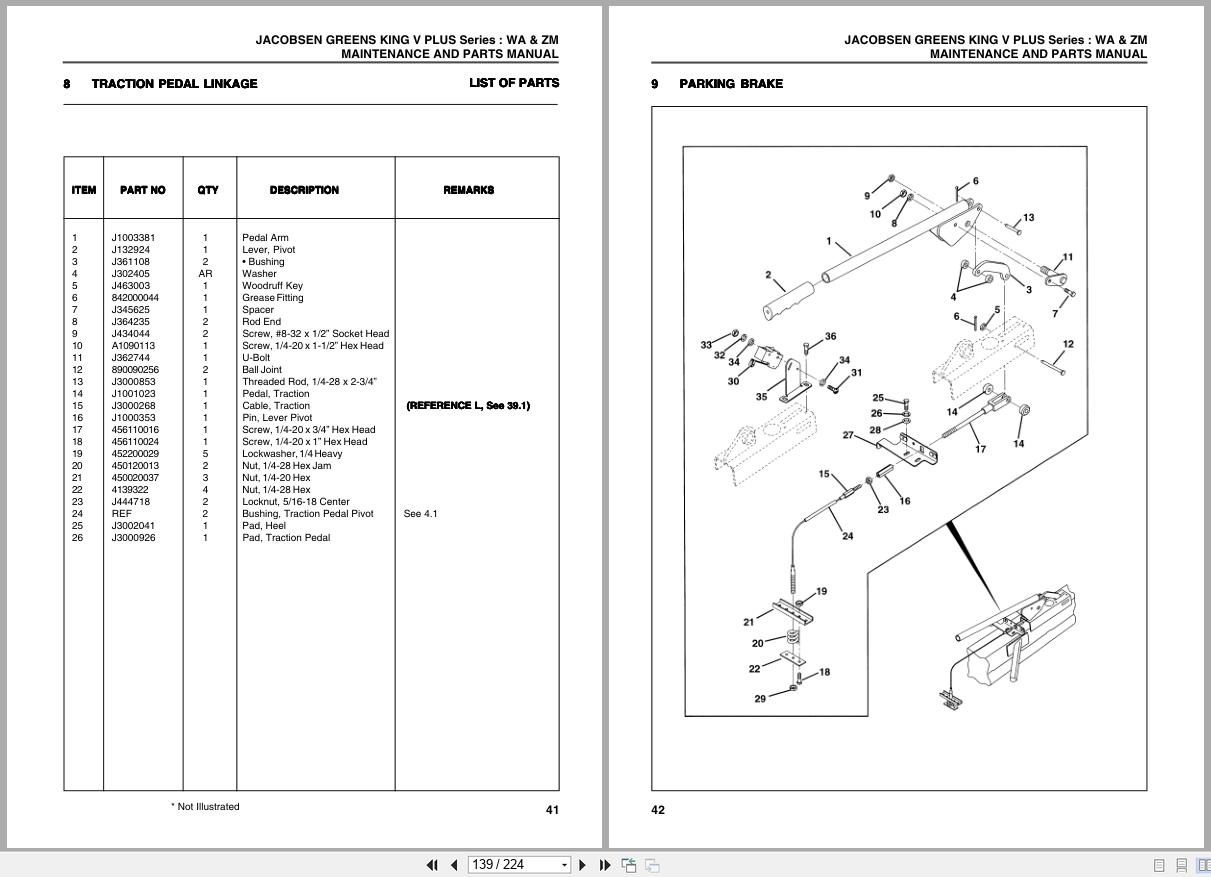 Jacobsen Mower Greens King V Plus Parts Maintenance Manual 24208GR1 2000 EN FR DE NL IT (3)