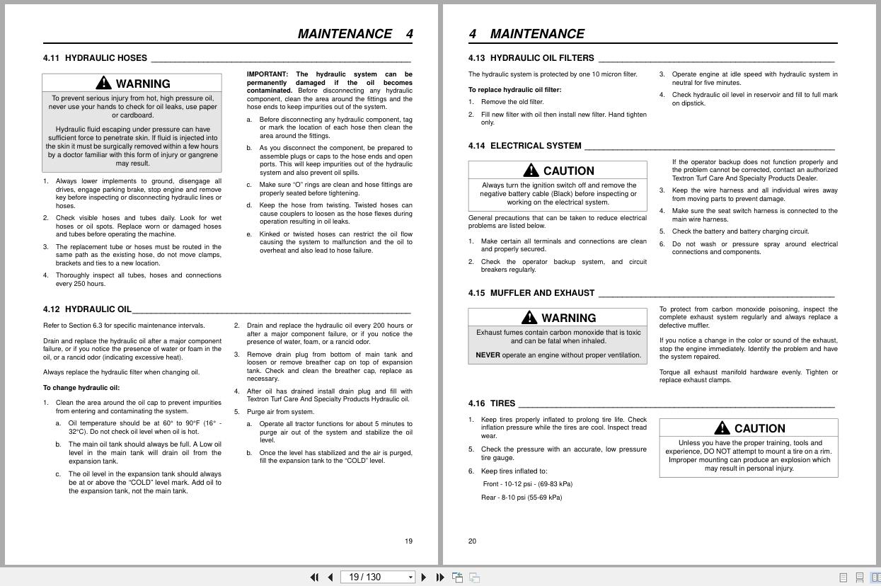 Jacobsen Mower Greens King VI Parts Maintenance Manual 2811150 D 2002 (2)