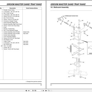Jacobsen Mower Groom Master Ii Parts Maintenance Manual 4130278 2010 (3)
