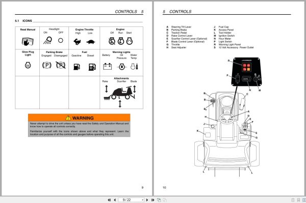Jacobsen Mower Groom Master Ii Safety Operation Manual 4201264 2010 (2)