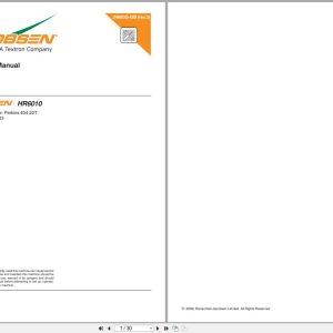 Jacobsen Mower HR 6010 Maintenance Manual 24683G GB R3 2009 (1)