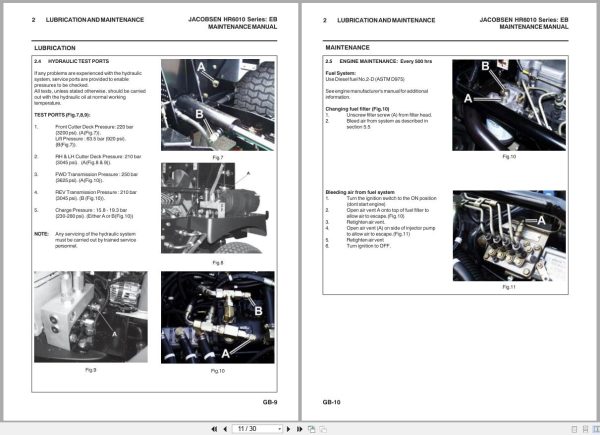 Jacobsen Mower Hr 6010 Maintenance Manual 24683G Gb R3 2009 (2)