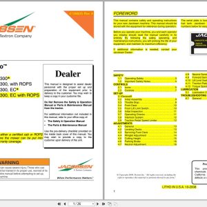 Jacobsen Mower HR 9016T Dealer Manual 4136605 REV A GB 2008 (1)
