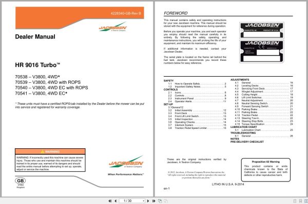Jacobsen Mower Hr 9016T Dealer Manual 4228340 Gb Rb 2014 (1)