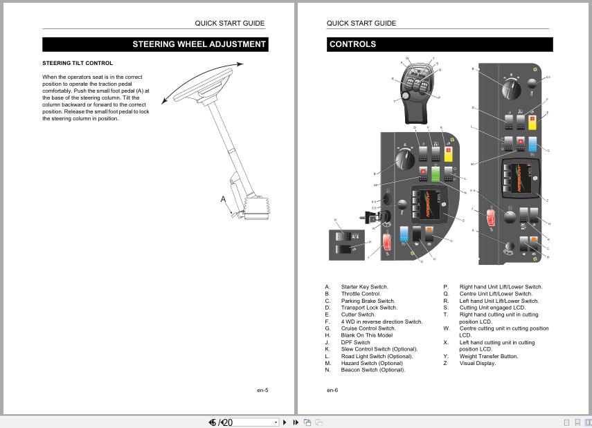 Jacobsen Mower HR600 HR700 Quick Start Owners Guide 25130G US R0 2016 (2)