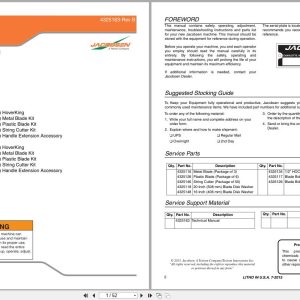 Jacobsen Mower HoverKing 32251 to 32261 Technical Manual 4325163 B 2015 (1)