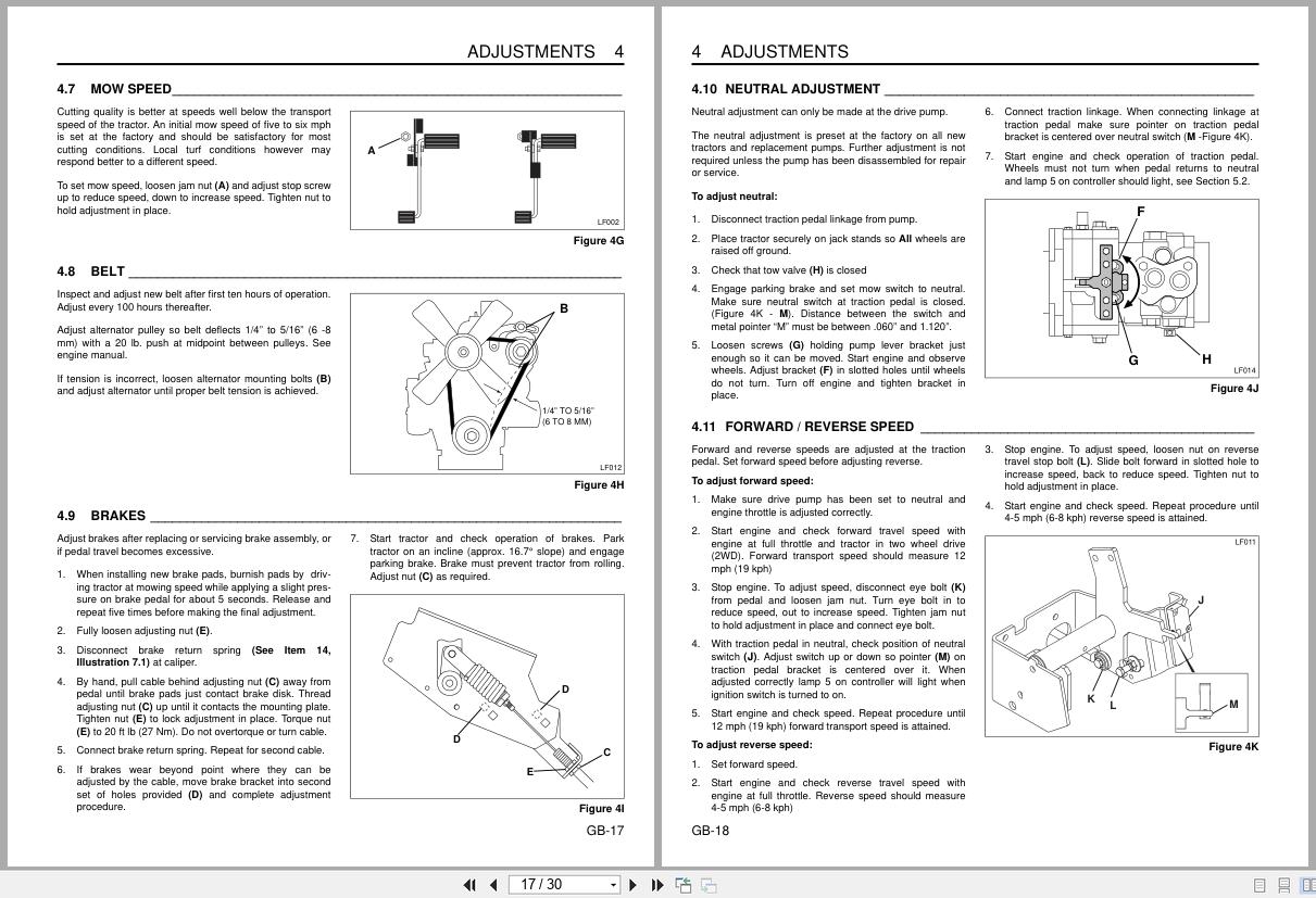 Jacobsen Mower LF 3400 LF 3407 LF 3800 Dealer Manual 4129586 GB (2)