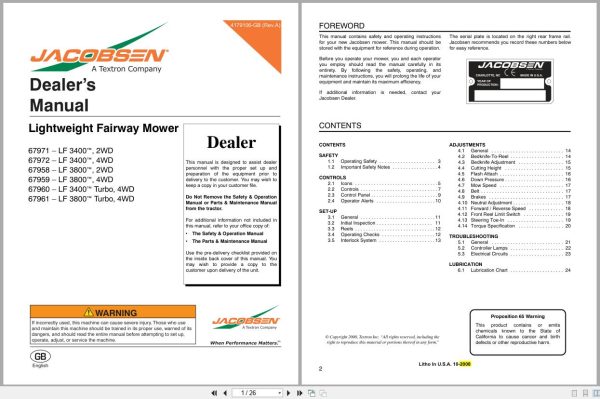 Jacobsen Mower Lf 3400 Lf 3800 Dealer Manual 4179106 Ra Gb 2008 (1)