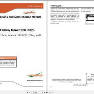 Jacobsen Mower LF 4677 Safety Operation Maintenance Manual 4179102 GB RB 2014 (1)