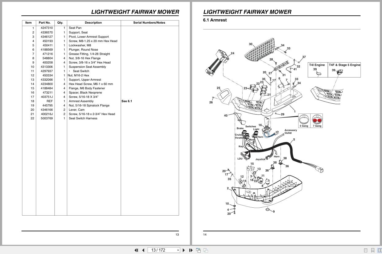 Jacobsen Mower LF550 LF570 LF557 LF577 Parts Manual 4358527 G 2025 (2)