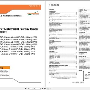 Jacobsen Mower LF550 LF570 Safety Operation Maintenance Manual 4305438 B 2015 (1)