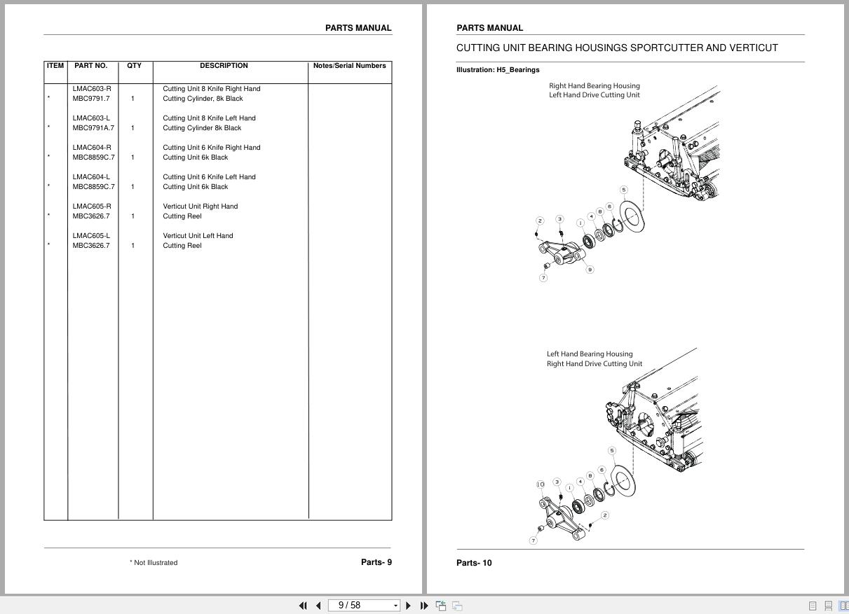 Jacobsen Mower MH5 Parts Manual 25078G 2014 (2)