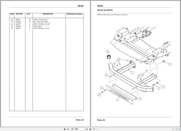Jacobsen Mower MP493 Parts Manual 25073G-R1 2015 Jacobsen Mower Mp493 Parts Manual 25073G R1 2015 (2)