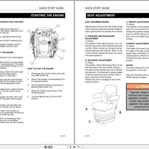 Jacobsen Mower Mp493 Quick Start Owners Guide 25109G Gb R0 2015 (2)