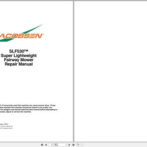 Jacobsen Mower SLF530 Service Repair Manual 673831 A 2018 (1)