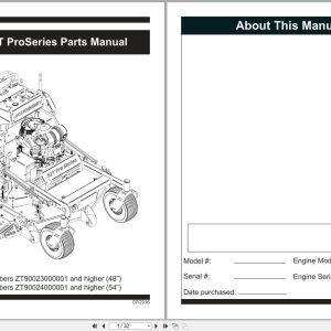 Jacobsen Mower SZT Pro Series Parts Manual 700532 SZT 2016 (1)