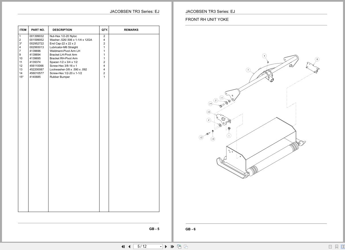 Jacobsen Mower TR 3 Fitting Instruction 25051G GB R0 2012 (3)