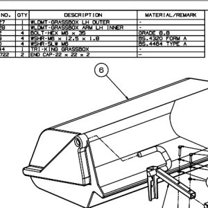 Jacobsen Mower TR 3 Grass Box Kit LMAC193 Parts List (1)