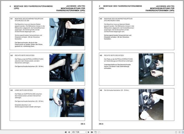 Jacobsen Mower Tr 3 Ops Frame Kit Installation Instructions 24747Gr0 2004 (2)