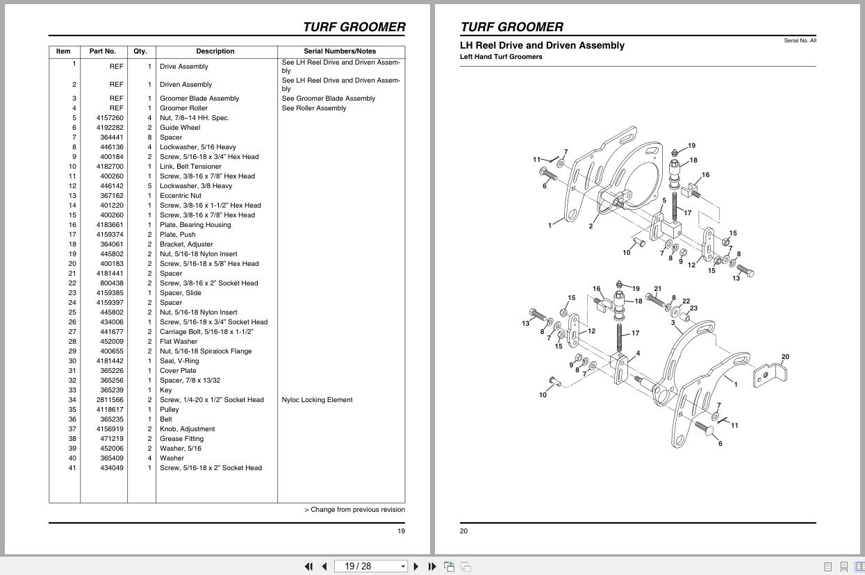 Jacobsen Mower Turf Groomer SLF530 Instruction Sheet 4390977 A 2017 (3)