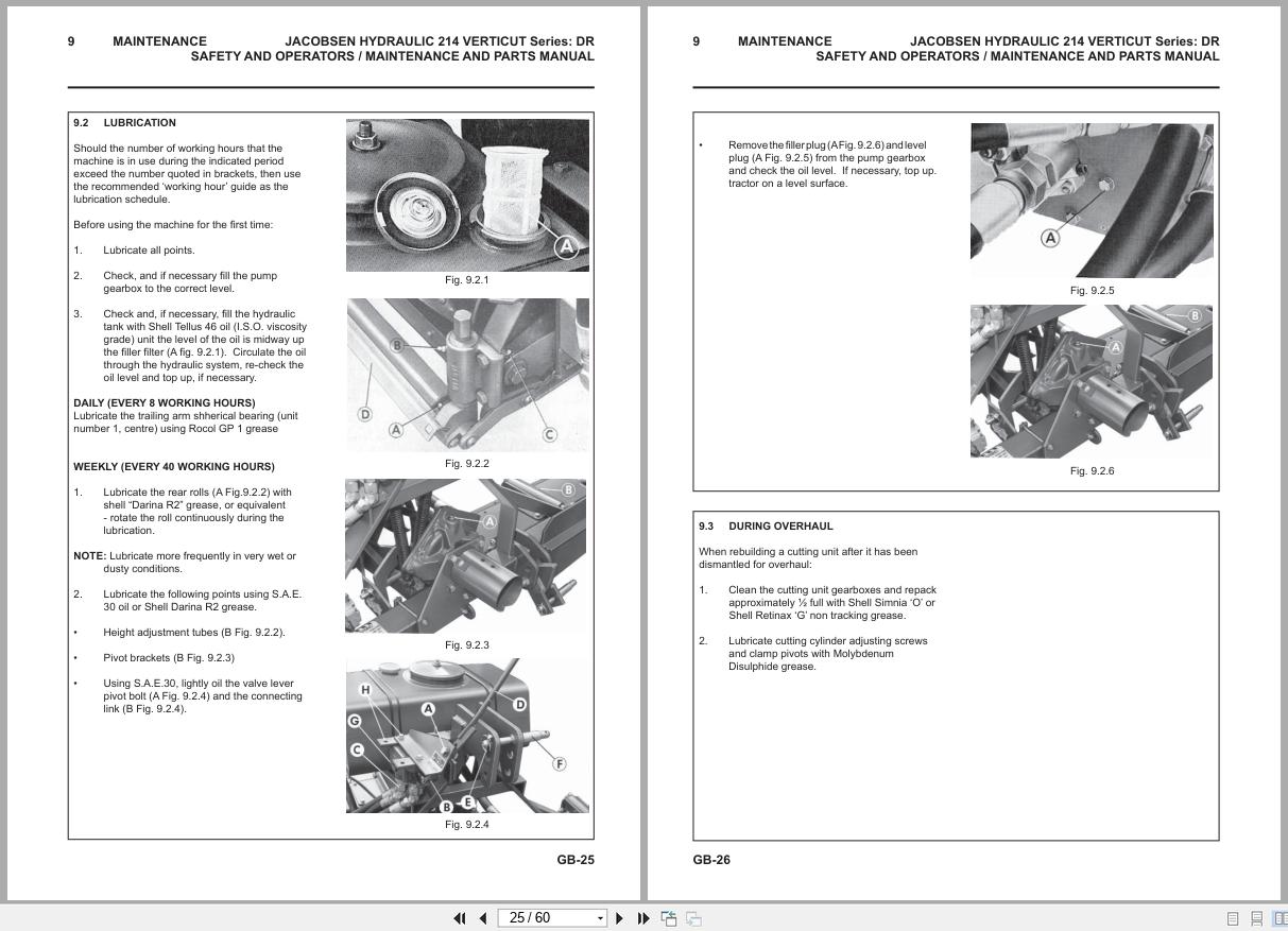 Jacobsen Mower Verticut 214 Safety Operation Parts Manual 24591G GB 2013 (2)