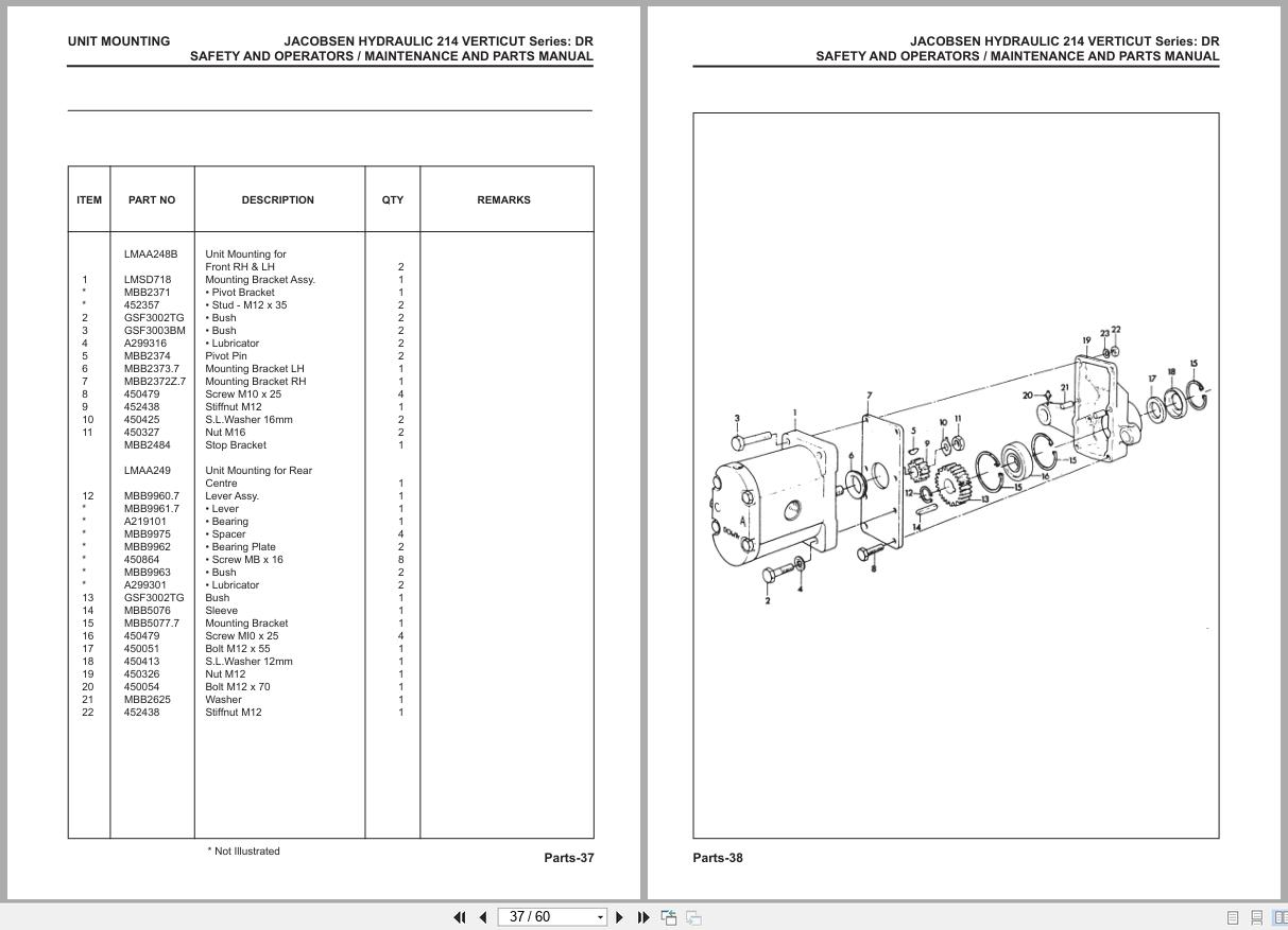 Jacobsen Mower Verticut 214 Safety Operation Parts Manual 24591G GB 2013 (3)