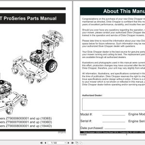Jacobsen Mower WZT Pro Series Parts Manual 700500 2015 (1)