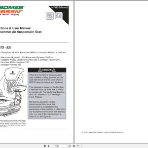 Jacobsen Ransomes Mower F407 Air Suspension Seat Fitting Instruction 24784G GB R3 2005 (1)