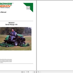 Jacobsen Ransomes Mower HR 6010 Service Manual (1)