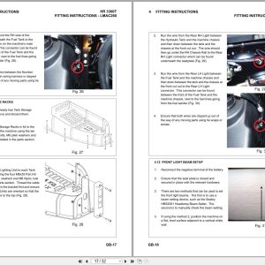 Jacobsen Ransomes Rotary Mower HR 3300T Lighting Kit LMAC260 LMAC297 Fitting Instructions 24850G 2008 Jacobsen Ransomes Rotary Mower Hr 3300T Lighting Kit Lmac260 Lmac297 Fitting Instructions 24850G 2008 (2)